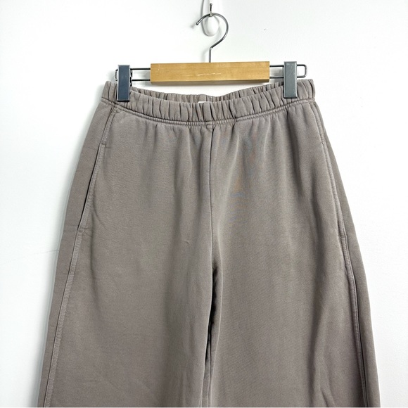 Aritzia Wilfred Free Gemini Fleece Wide Leg Sweatpants Sz Small - Picture 3 of 11